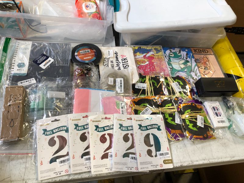 Photo 1 of 25 PCS MISC. ITEMS BAG LOT