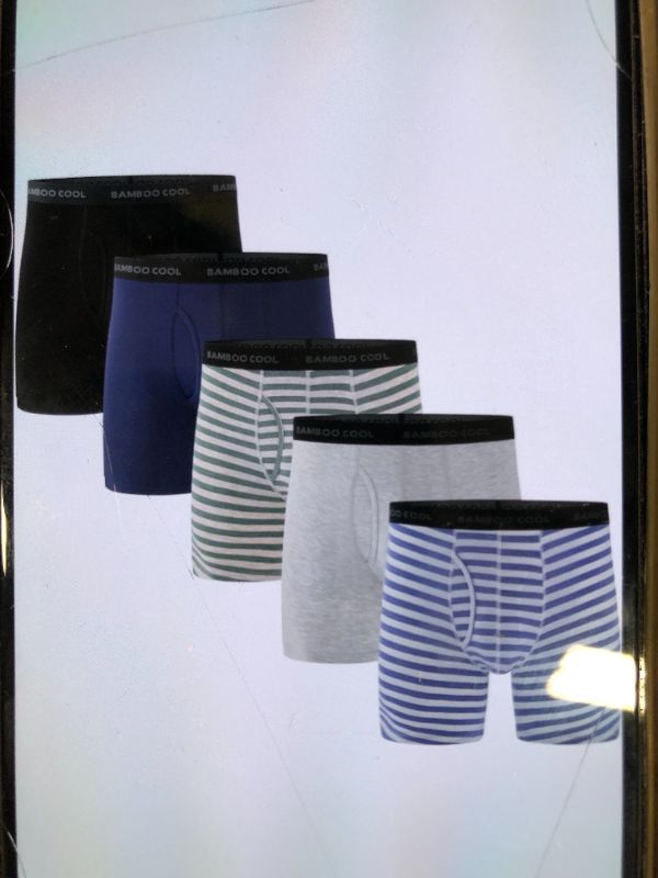 Photo 1 of BAMBOO COOL MENS UNDERWEAR  BOXER BRIEFS SMALL 5 PCK