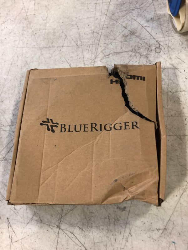 Photo 1 of NEW - DAMAGED BOX BlueRigger 8K HDMI Cable 10FT- 2 Pack, (8K 60Hz HDR, HDCP 2.2, High Speed 48Gbps) - Compatible with PS5/PS4, Xbox, Roku, Apple TV, HDTV, Blu-ray, PC 10FT 2