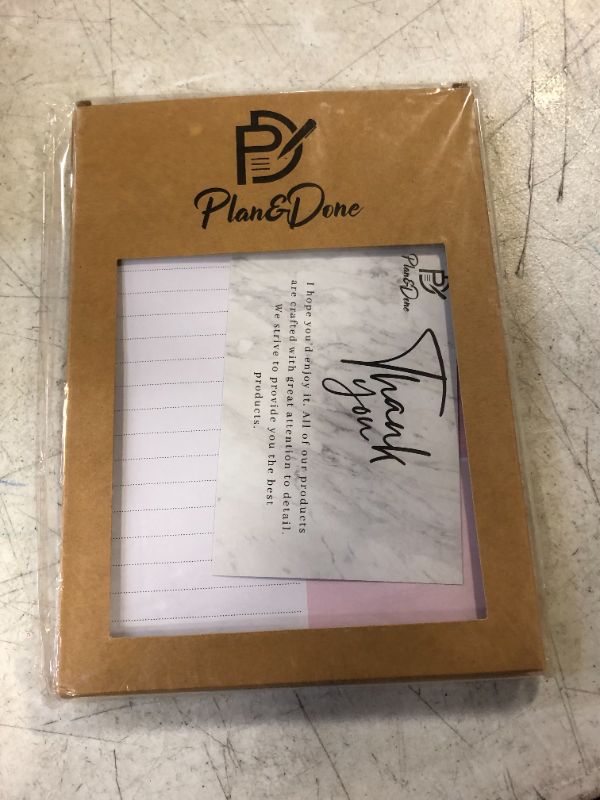 Photo 2 of DOIFY Daily To Do List Notepad -70 Tear Off Sheets With Stylus Pen 7x10 inches, Anti Crinkling Paper Box Packaging, Ideal Daily To Do List Notebook To Increase Productivity In Work And Personal Life