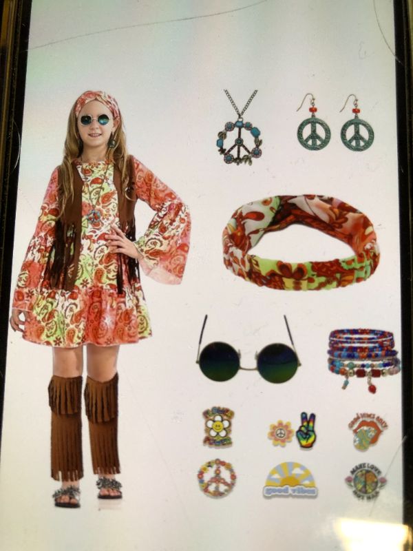 Photo 1 of 23 PCS 60'S/70'S COSTUME FOR KIDS 5T