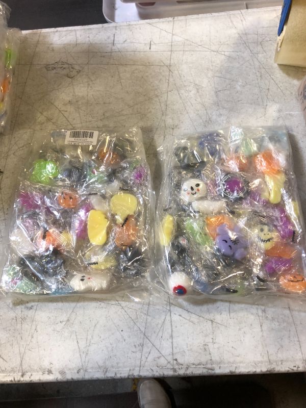 Photo 1 of 2 PCK - 45 PCS HALLOWEEN Mochi Squishy Toys Stress Relief Squishies for Kids Boys Girls Toddlers Gifts HALLOWEEN Party Favors 45pcs
