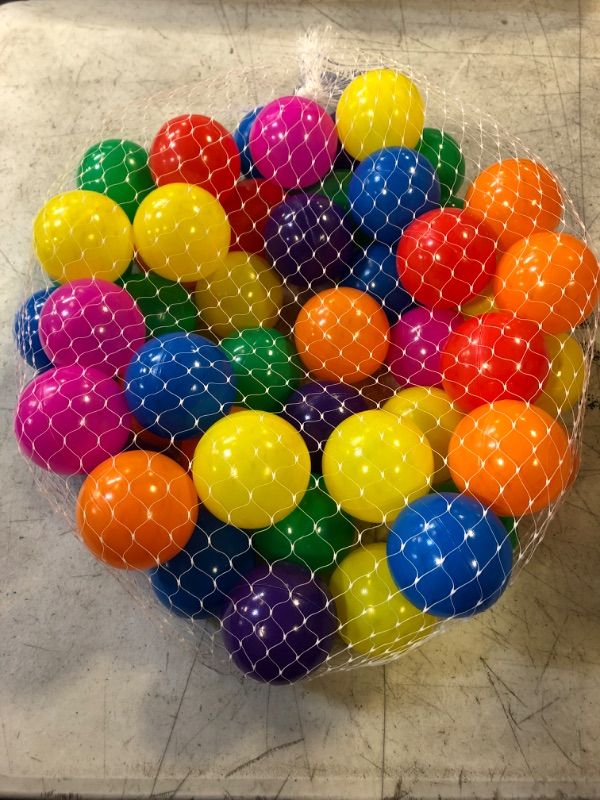 Photo 1 of DintdigePit Ball for Baby Toddlers,Ball Pool Play Pit Playpen, Indoor Outdoor Play with Storage Bag, Pack of 100, Baby Pool Water Toys, Kiddie Pool
