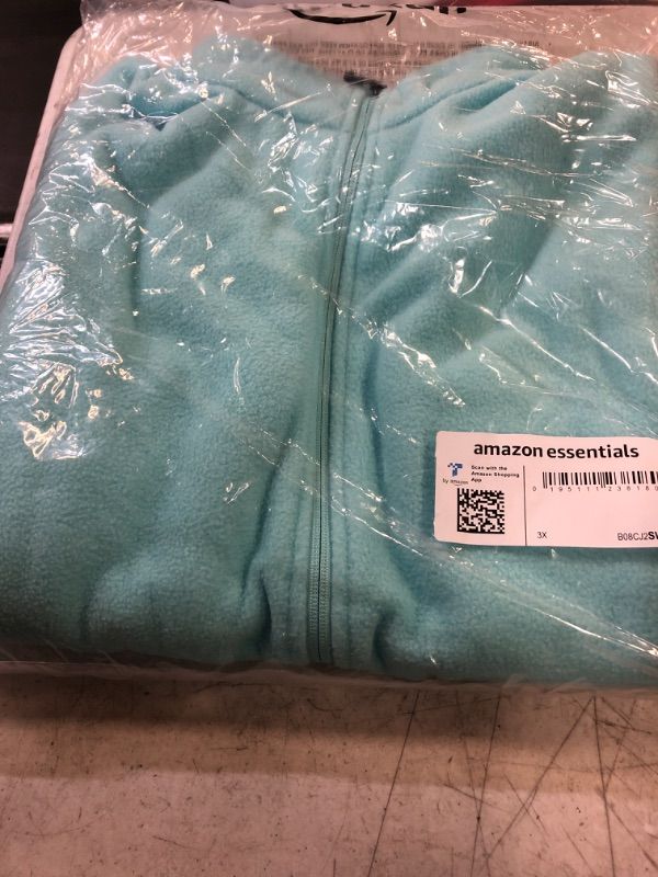 Photo 1 of Amazon Essentials Women's Classic-Fit Sleeveless Polar Soft Fleece Vest (Available in Plus Size) Polyester Aqua Blue 3X
