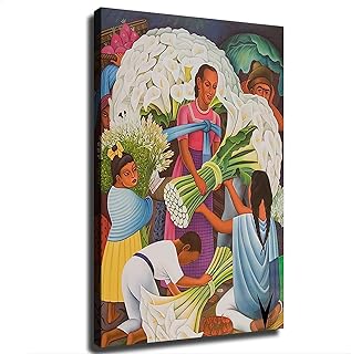 Photo 1 of 
Diego Rivera The Flower Vendor Poster Canvas Painting Print Wall Art Modern Classroom Kitchen Bedroom Room Gift Unframed and Framed