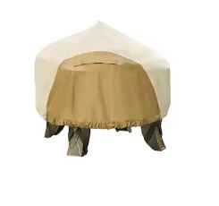 Photo 1 of 30 in. Round Outdoor Patio Fire Pit Cover
