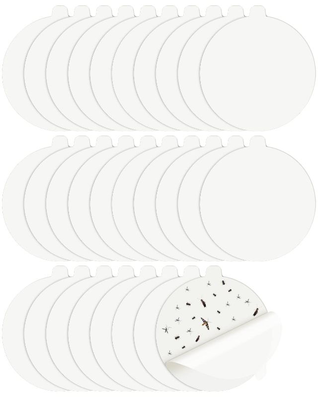Photo 1 of 28 Pack 7.1Inches Replacement Glue Boards, Sticky Glue Pads Sticky Refillable Glue Boards Fits Most Models Indoor Outdoor Lamp
