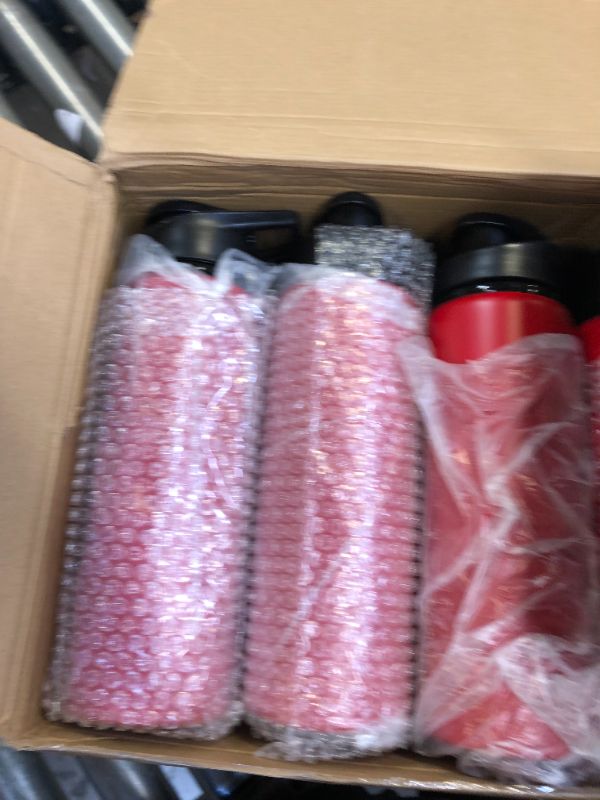Photo 2 of aluminium water bottle RED AND GREY 