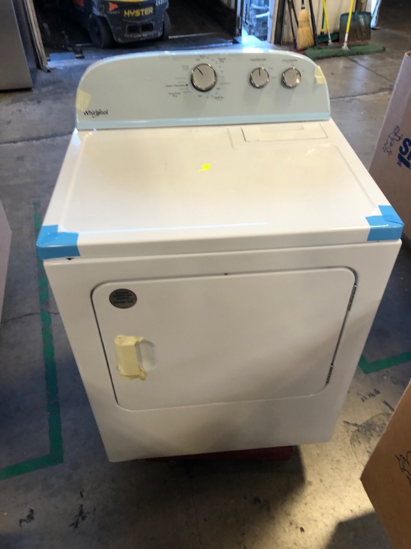 Photo 2 of 7.0 cu.ft Top Load Electric Dryer with AutoDry™ -
WED4815EW - missing entire power cord