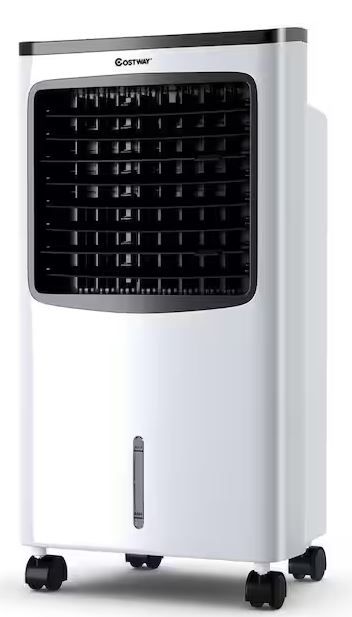 Photo 1 of 215 CFM 3-Speed Portable Evaporative Cooler Air Cooler Fan Filter Humidify Anion For 400 Sq.Ft. with Remote Control
