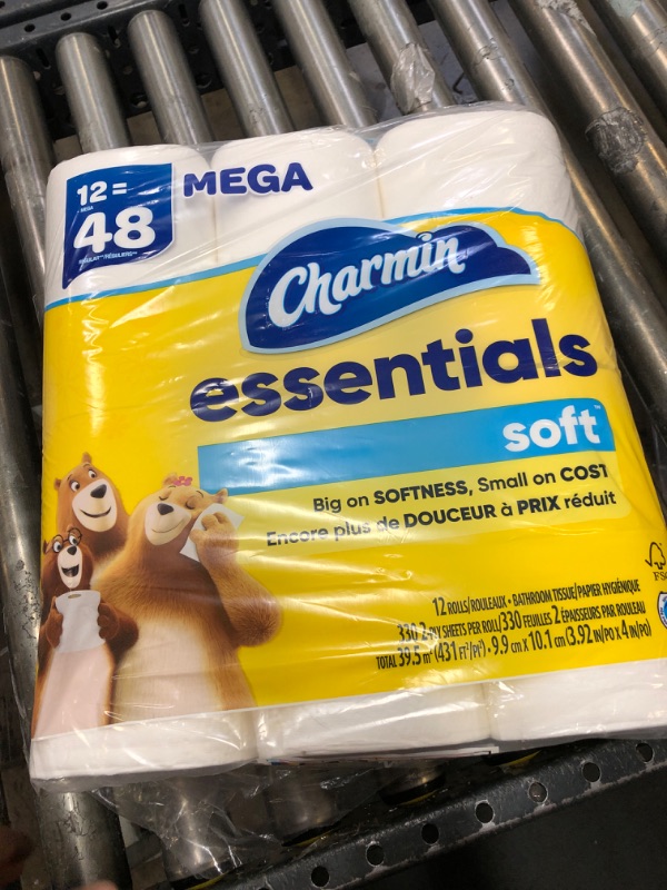 Photo 2 of Charmin Essentials Soft Essentials 12 Double Rolls = 24 Regular Rolls 12 Count (Pack of 1)