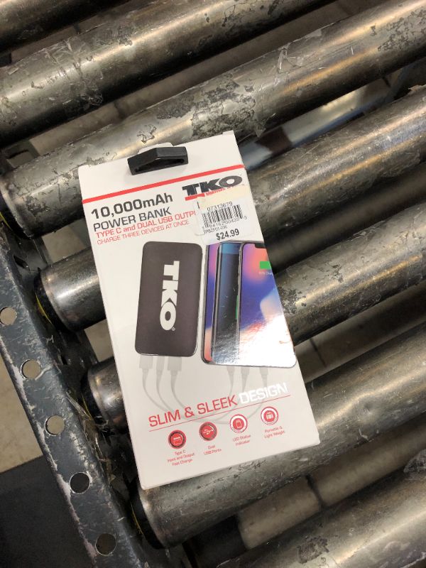 Photo 1 of 10,000 mAh Power Bank with 2 USB and Type C Output