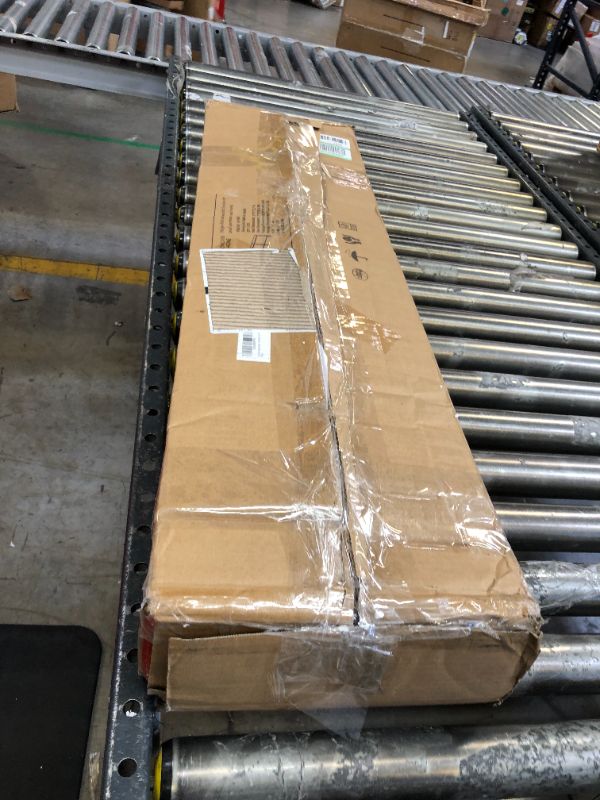 Photo 1 of LEZIOA Narrow Console Table with Outlet and Fast Charging Port, 47inch Vintage Style Skinny Sofa Table Behind Couch Table with Fabric Storage Box, Entryway Table for Living Room, Foyer, Hallway