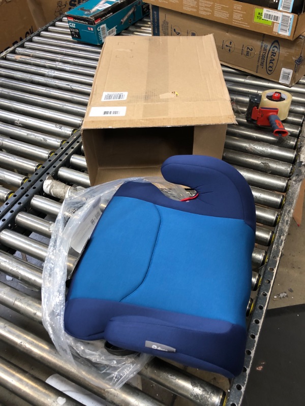 Photo 2 of Diono Solana 2 XL, Dual Latch Connectors, Lightweight Backless Belt-Positioning Booster Car Seat, 8 Years 1 Booster Seat, Blue 2019 LATCH Connect Single Blue