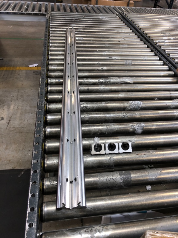 Photo 2 of CNCYEAH Linear Rail SBR16 1500mm 2PCS Linear Rail Guide with 4 PCS SBR16UU Square Type Carriage Bearing Blocks Linear Rails and Bearings Kit for DIY CNC Routers Lathes Mills Automated Machines SBR16-1500mm Silver 2 - missing accessories. 