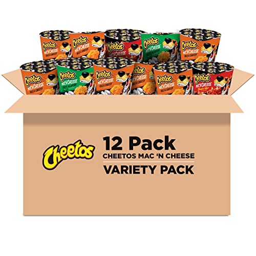 Photo 1 of Cheetos Mac 'N Cheese, 3 Flavor Variety Pack, (12 Cups) ( EXP: 09/27/23)
