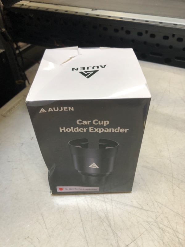 Photo 2 of AUJEN Cup Holder Expander for Car - Car Cup Holder Expander with an Adjustable Base, All Purpose Car Cup Holder for Bottles and Cups with a Diameter of 2.8"-3.8" & Handle Width?1.02" Black