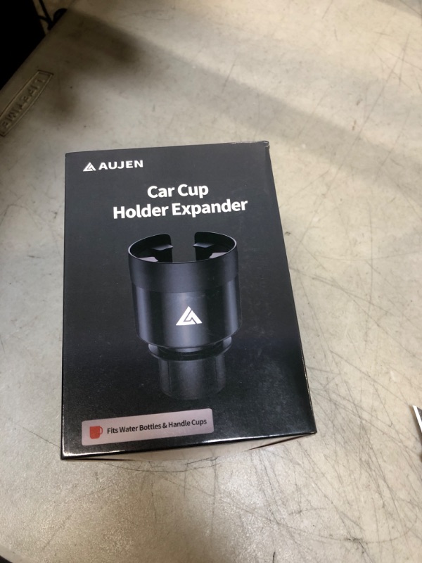 Photo 2 of AUJEN Cup Holder Expander for Car - Car Cup Holder Expander with an Adjustable Base, All Purpose Car Cup Holder for Bottles and Cups with a Diameter of 2.8"-3.8" & Handle Width?1.02" Black