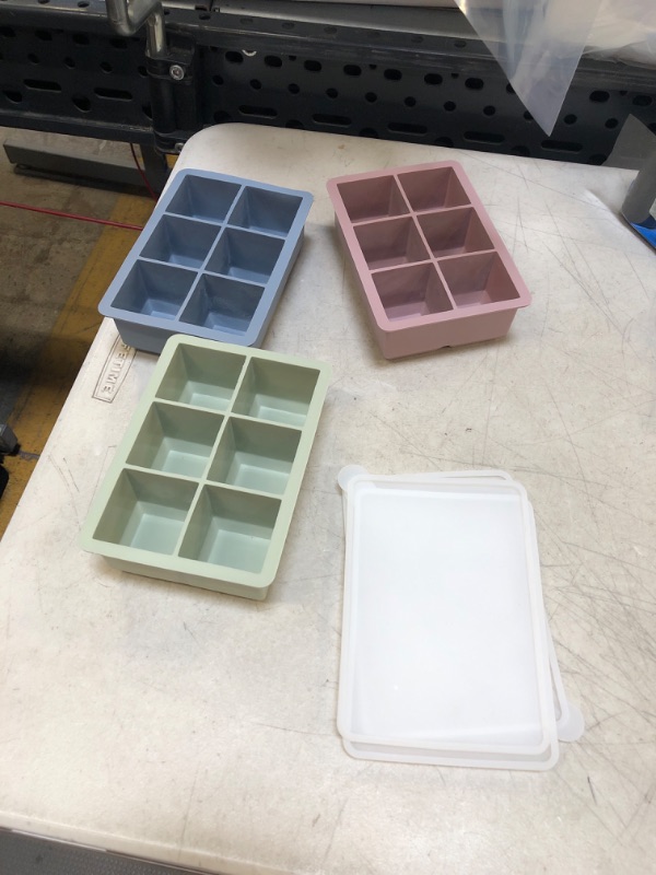 Photo 1 of 3 PC SILICONE ICE TRAY 