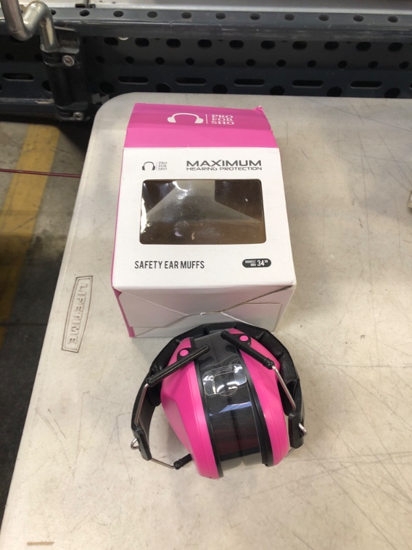 Photo 1 of LIGHT PINK SAFETY EAR MUFFS