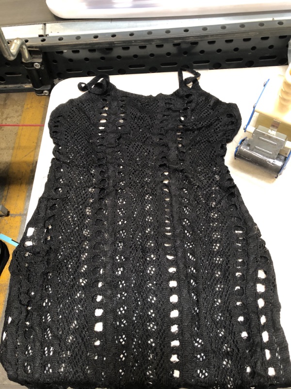 Photo 1 of BLACK COVER UP DRESS ( SIZE: SM ) 
