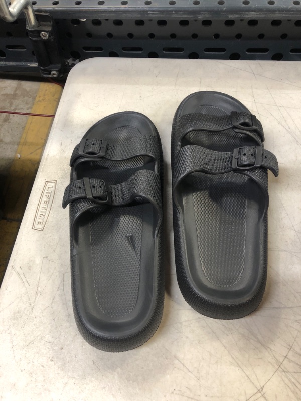 Photo 1 of BLACK FOAM MENS SLIDES ( SIZE: 15) 