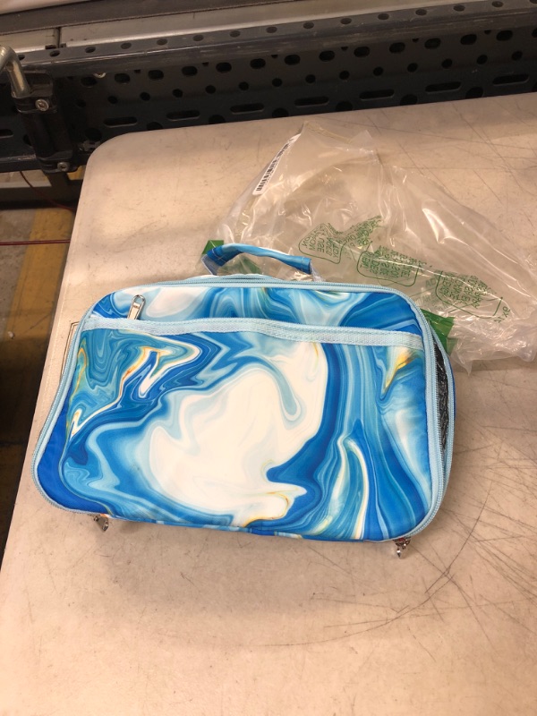 Photo 1 of BLUE SWIRL LUNCH BOX 