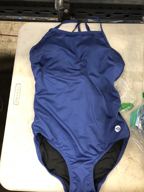 Photo 1 of BALEAF ONE PIECE BATHING SUIT (BLUE, 4)