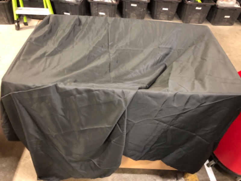 Photo 2 of 2 PACK BLACK TABLECLOTHS (UNKNOWN SIZE)