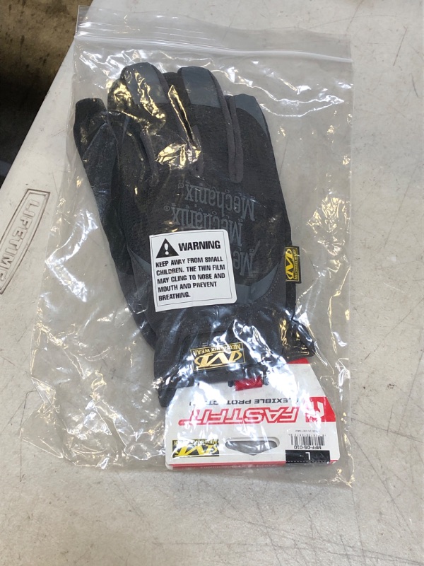 Photo 2 of Mechanix Wear FastFit High Dexterity Work Gloves, Spandex/Synthetic, Elastic, Black, Large, 1 Pair (MFF-05-010)