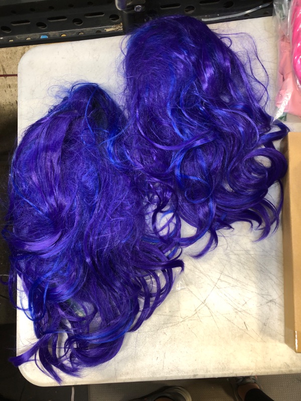 Photo 1 of 2 PACK PURPLE WIGS