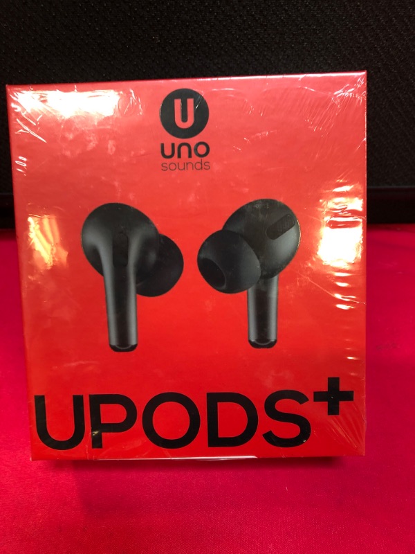 Photo 2 of UNOSOUNDS Upods+ Bluetooth 5.0 TWS Earbuds, Touch Control, Built-in Mic (White)