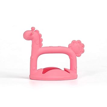 Photo 1 of Baby Teething Toys for Infant and Toddler Giraffe Silicone Teether Soothe Baby Gums, Baby Welcome Gift (Pink)
Brand: nankea