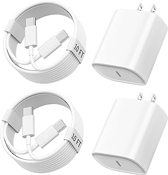 Photo 1 of iPhone 15 Charger Fast Charging, [MFi Certified] Long USB C to USB C Charging Cable with 20W iPhone Fast Charger Block for iPhone 15/15 pro/15 pro max/15 Plus,iPad Pro 12.9/11 in,iPad air 5/4