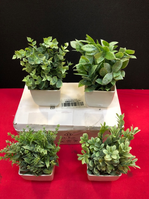 Photo 2 of 1pc, Sweet Potato Leaves Artificial Plants with Plastic Pots - Perfect for Indoor Decorations in Office, Coffee Table, Bathroom, Bedroom - Spring and Summer Plants