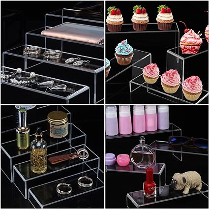 Photo 1 of A+ DESIGN Acrylic Display Risers Suitable for Cupcake Retail Shoe Showcase Jewelry Funko Pop Figures (Clear 2 Sets of 4-Pack)
Brand: A+ DESIGN