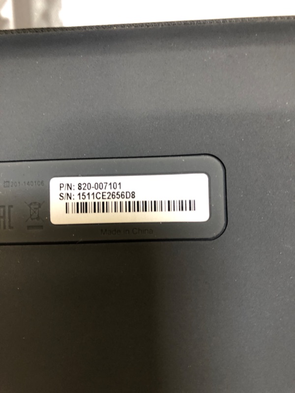 Photo 1 of Logitech Black Type+ Protective case with integrated keyboard for iPad Air 2 Model
