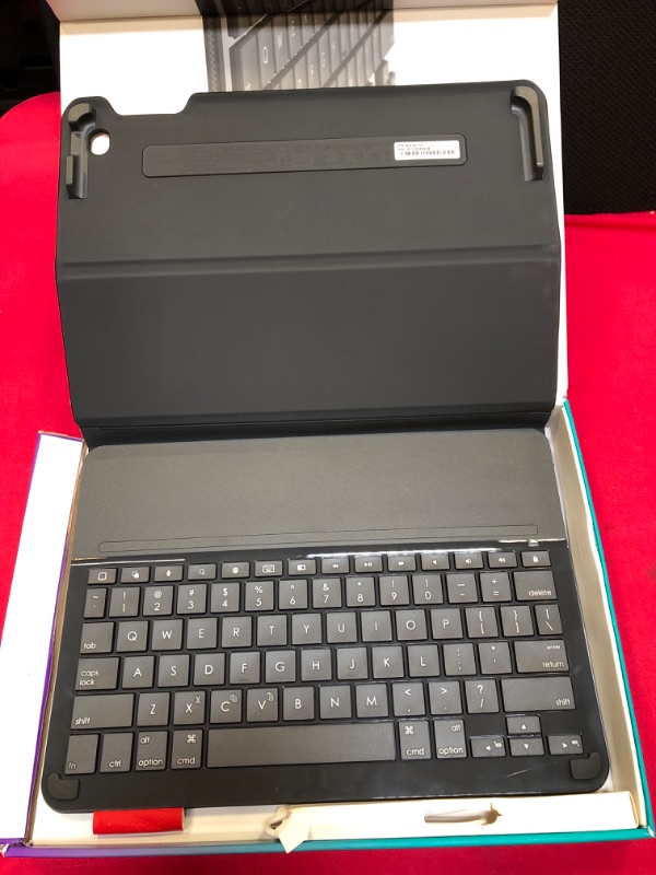 Photo 1 of Logitech Black Type+ Protective case with integrated keyboard for iPad Air 2 Model