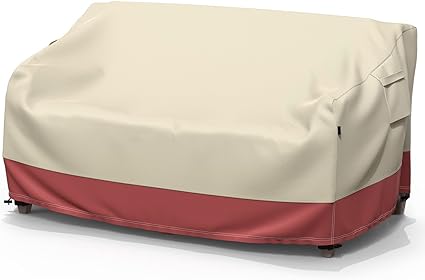 Photo 1 of ?Upgraded? Heavy Duty 600D Patio Furniture Sofa Covers, U-COMSO 2-Seater Outdoor Furniture Cover Waterproof for Sofa Loveseat Couch (78" W×34" D×32" H)