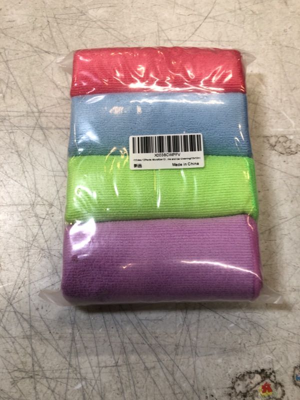 Photo 1 of 12PCS MICROFIBER CLEANING TOWELS FOR CARS 