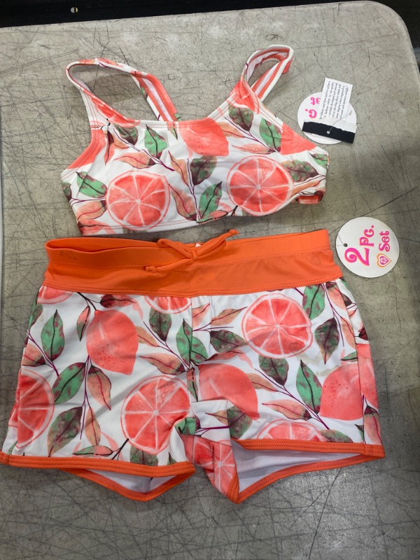 Photo 1 of girls two piece bathing suit
size small 