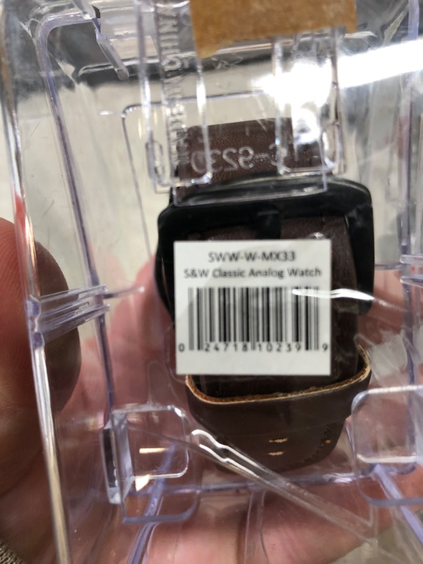 Photo 4 of Smith & Wesson Men's Classic Analog Watch
 (new, protective peel on)