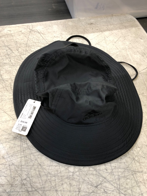 Photo 2 of adidas Men's Victory 4 Bucket Hat Large-X-Large Black (RIPPED)