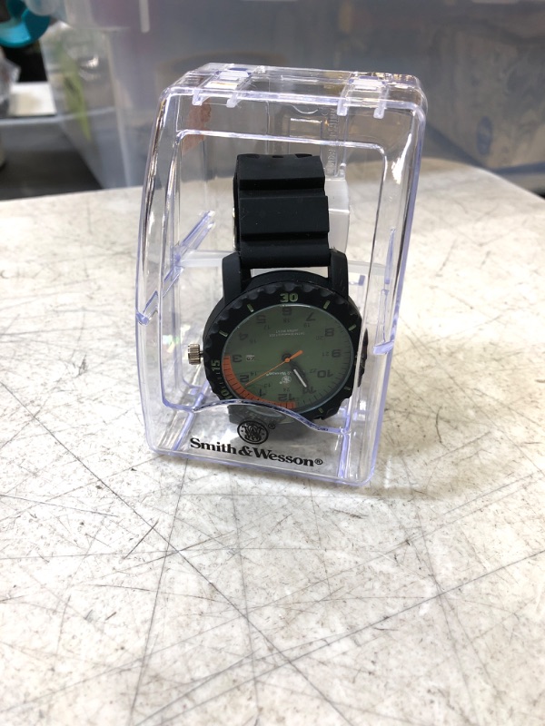 Photo 2 of Smith & Wesson Men's Grenadier Field Watch
(used,needs batteries)