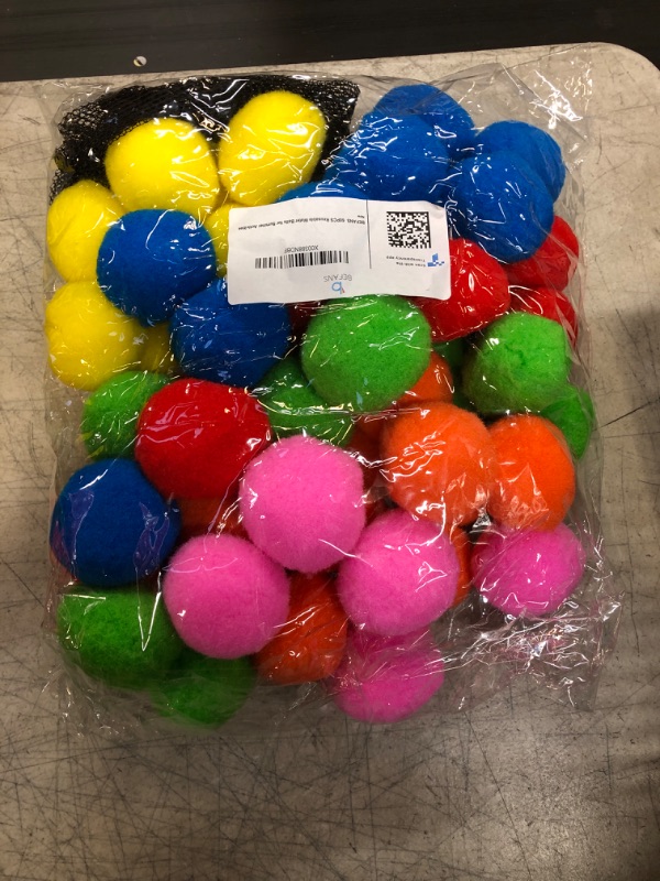 Photo 2 of 60 Pcs Reusable Water Balls, Reusable Water Balloons for Outdoor Toys and Games, Water Toys for Kids and Adults Boys and Girls - Summer Toys Ball for Pool and Backyard Fun Multicolor 60