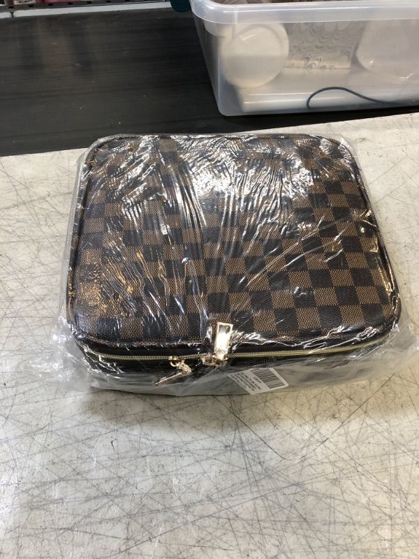 Photo 1 of MAKEUP BAG CHECKERED 