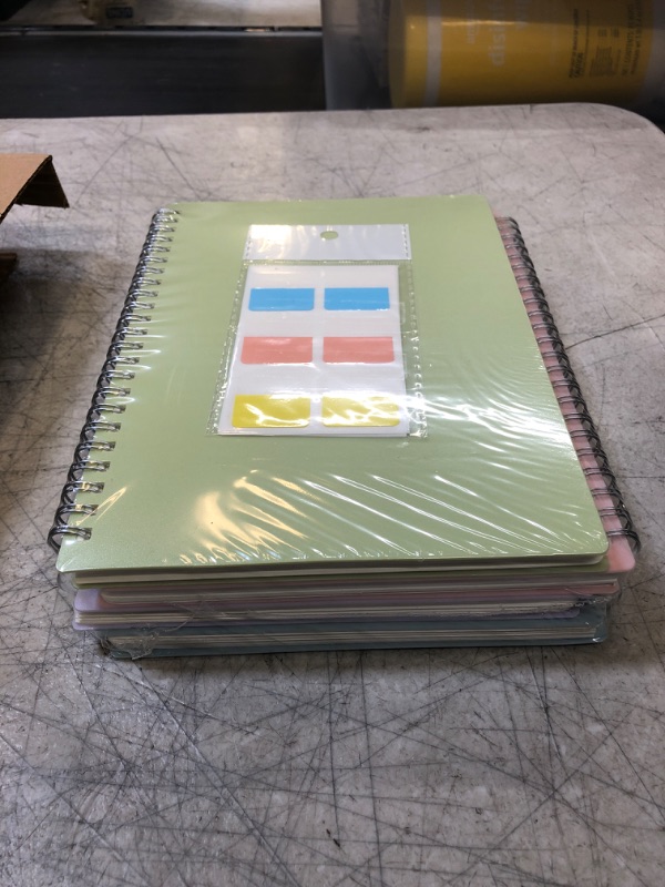 Photo 1 of 4PCS SPIRAL NOTEBOOKS 