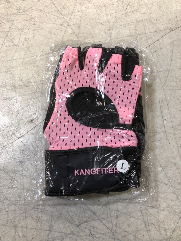 Photo 1 of BREATHABLE WOMENS GLOVES (PINK AND BLACK)
SIZE LARGE 