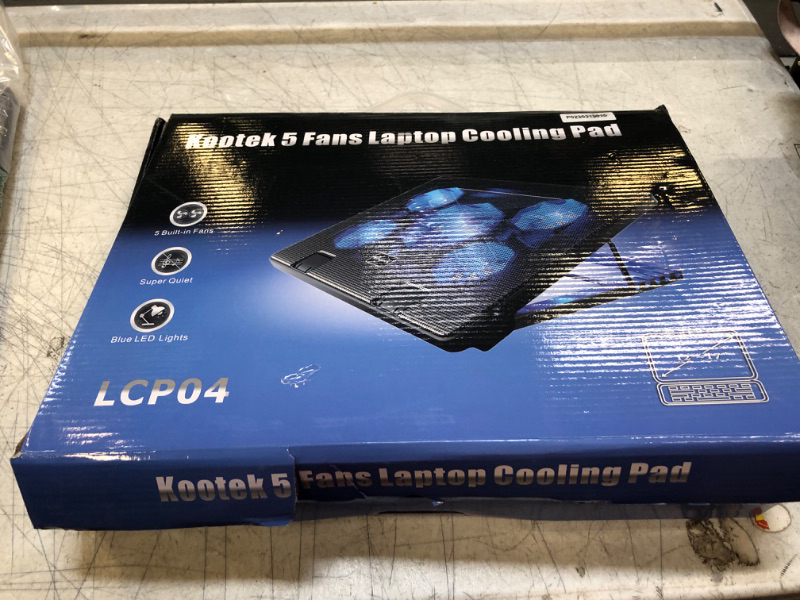 Photo 2 of kootek 5 fans laptop cooling pad 