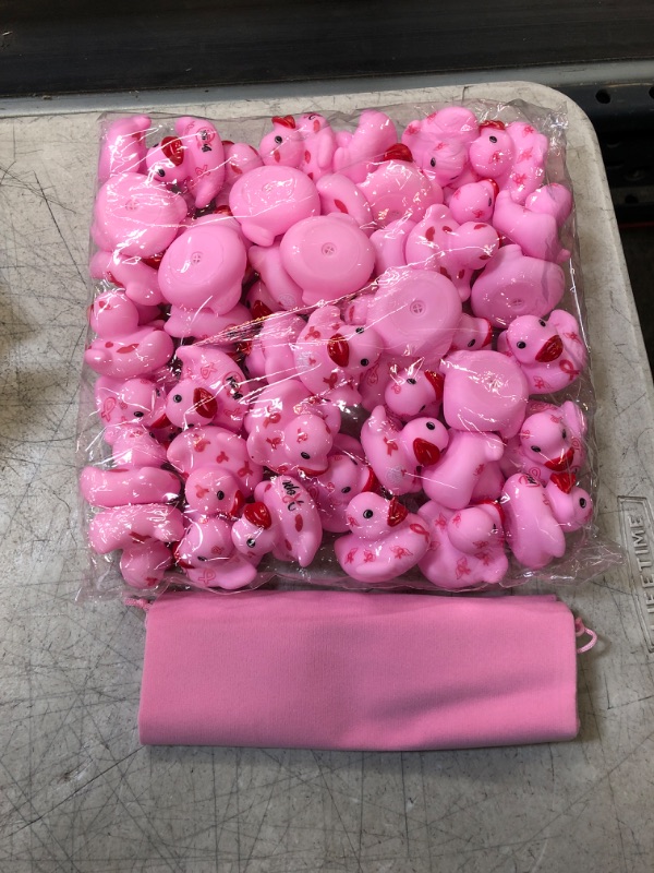 Photo 1 of 48PCS BREAST CANCER AWARENESS RUBBER DUCKS 